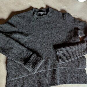 All Saints Black Crewneck Sweater
